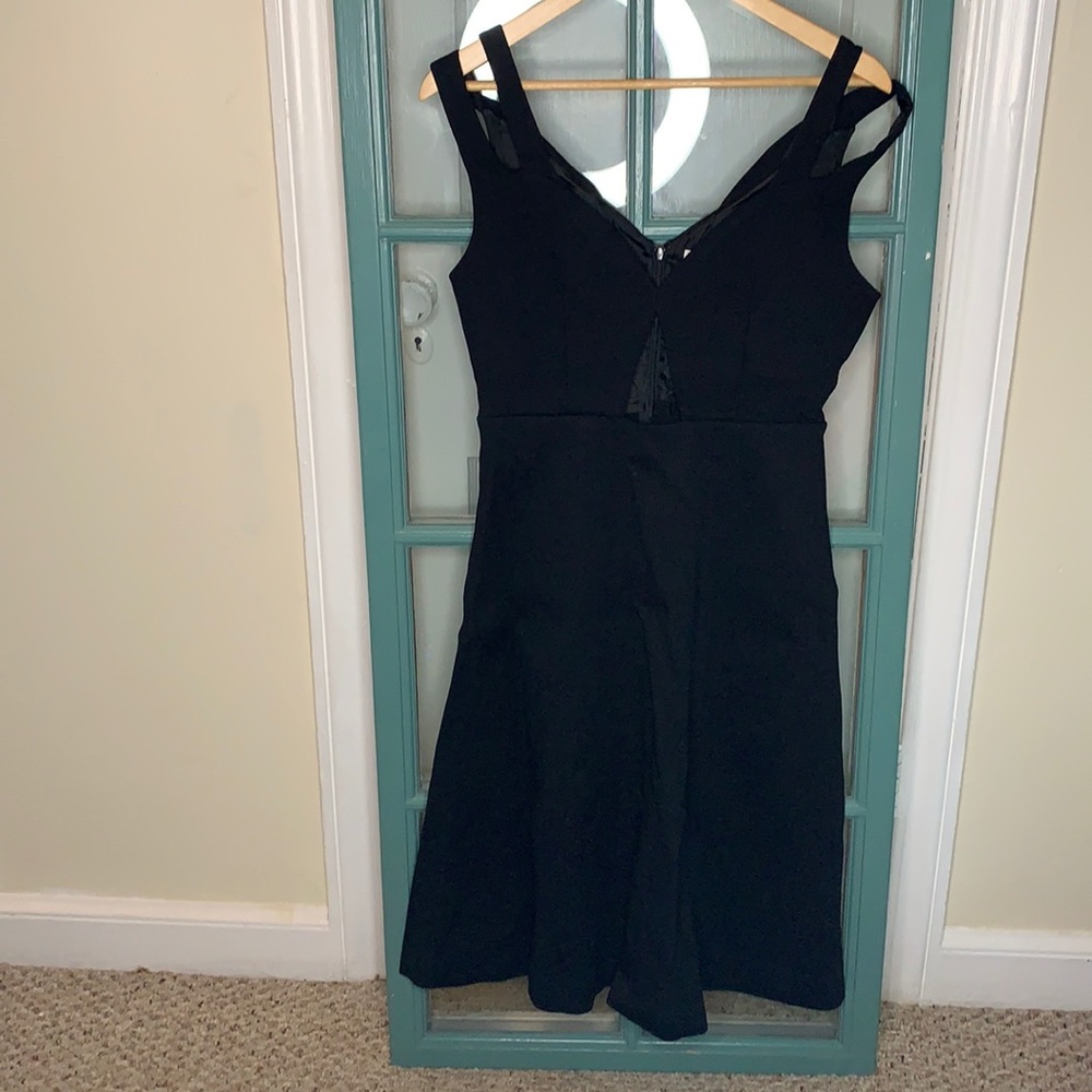 Carven Cutout Little Black Dress